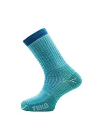 TEKO - Skarpety sportowe z wełny Merino Teko ecoHIKE Medium Full Cushion 3.0. Kolor: zielony. Materiał: wełna