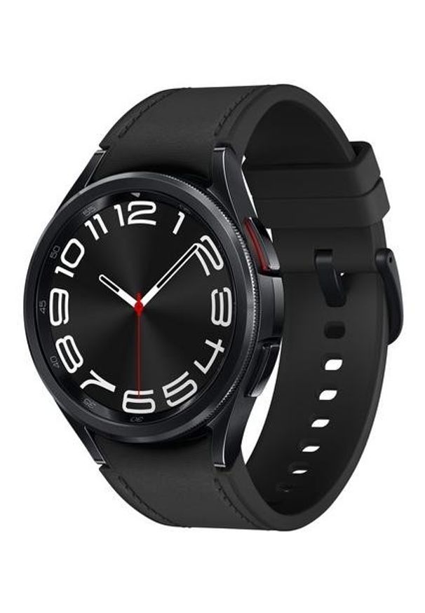 SAMSUNG - Samsung Galaxy Watch 6 Classic 43mm czarny (R950). Rodzaj zegarka: smartwatch. Kolor: czarny. Styl: elegancki, klasyczny