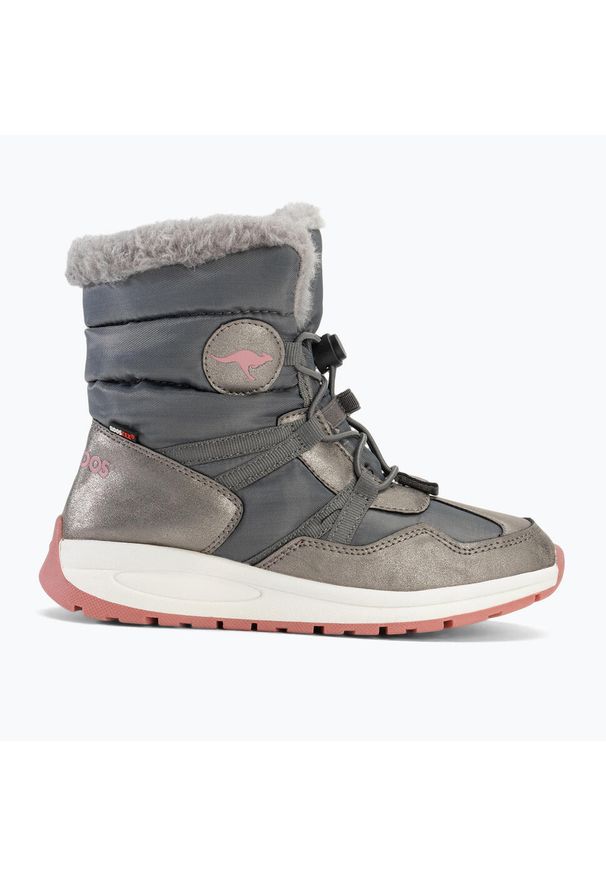 KangaRoos - Śniegowce juniorskie KangaROOS K-PE Ski RTX dusty. Kolor: szary