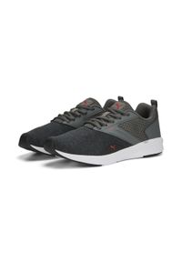 Buty do biegania dla dorosłych Puma Nrgy Comet Galaxy. Zapięcie: sznurówki. Kolor: czerwony, wielokolorowy, szary. Materiał: materiał, syntetyk, tkanina. Szerokość cholewki: normalna