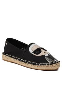 Karl Lagerfeld - KARL LAGERFELD Espadryle KL80111 Czarny. Kolor: czarny. Materiał: materiał #3