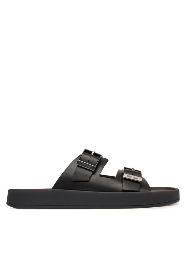 Klapki Calvin Klein. Kolor: czarny