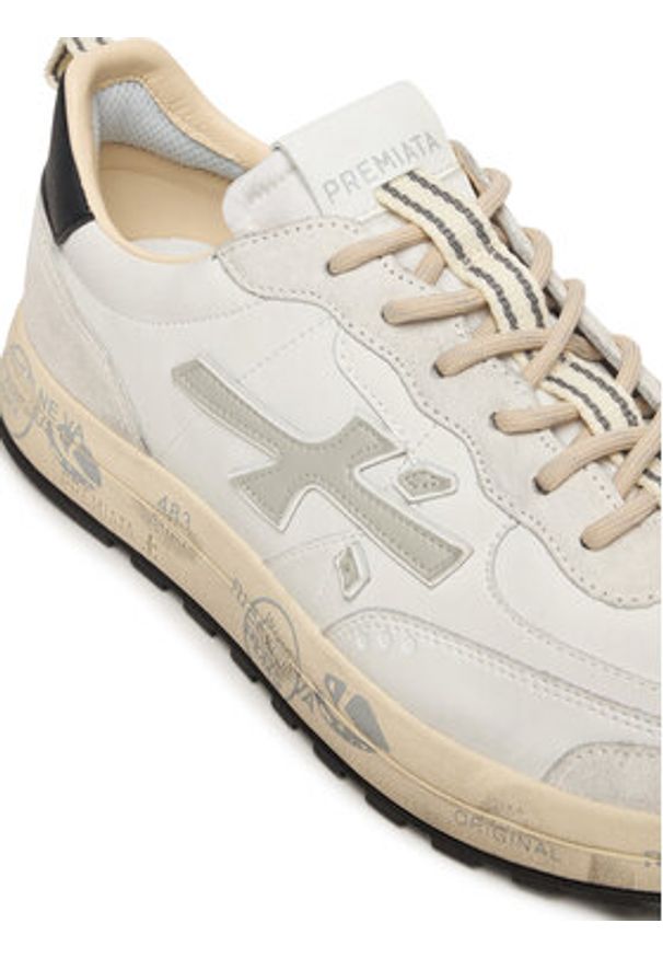 Premiata Sneakersy Nous Var 7233 Biały. Kolor: biały. Materiał: skóra
