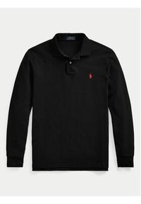 Polo Ralph Lauren Polo 710680790045 Czarny Custom Slim Fit. Typ kołnierza: polo. Kolor: czarny. Materiał: bawełna