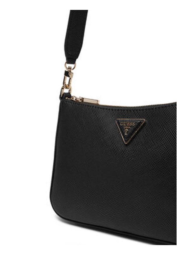 Guess Torebka HWEZG9 52317 Czarny. Kolor: czarny. Materiał: skórzane