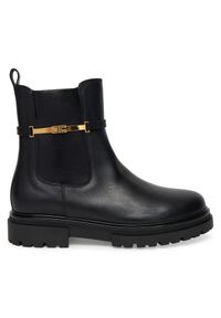Botki Elisabetta Franchi. Kolor: czarny