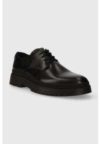 Vagabond Shoemakers półbuty skórzane JAMES męskie kolor czarny 5680.001.20. Nosek buta: okrągły. Zapięcie: sznurówki. Kolor: czarny. Materiał: skóra. Styl: klasyczny #4