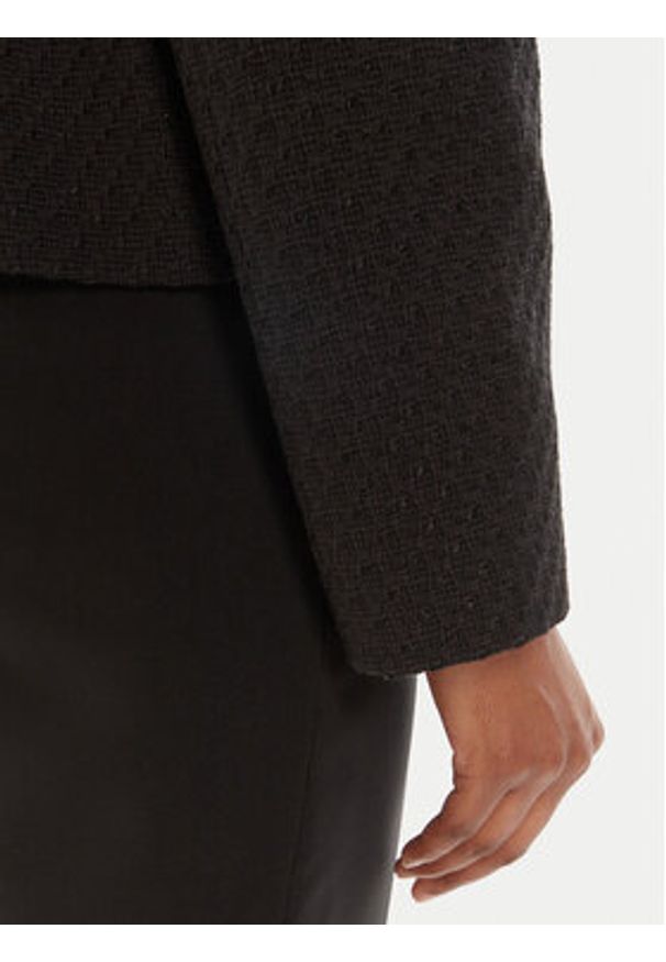 Hugo - HUGO Marynarka Alayna 50542615 Czarny Regular Fit. Kolor: czarny. Materiał: bawełna