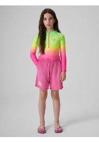 4f - 4F Kostium kąpielowy jednoczęściowy dziewczęcy - multikolor 158/164 (12-14 lat). Kolor: wielokolorowy. Materiał: materiał, skóra #2