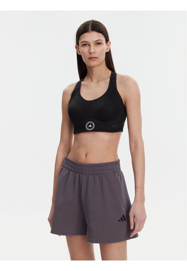 Adidas by Stella McCartney - adidas by Stella McCartney Biustonosz sportowy TruePace JD8407 Czarny. Kolor: czarny. Materiał: syntetyk