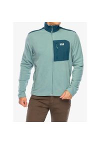 Bluza z zamkiem męska Helly Hansen Daybreaker Block Jacket. Kolor: zielony