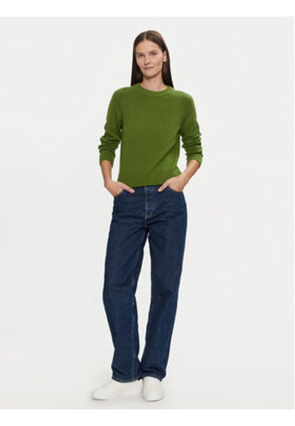 GAP - Gap Sweter 483675-09 Zielony Regular Fit. Kolor: zielony. Materiał: bawełna