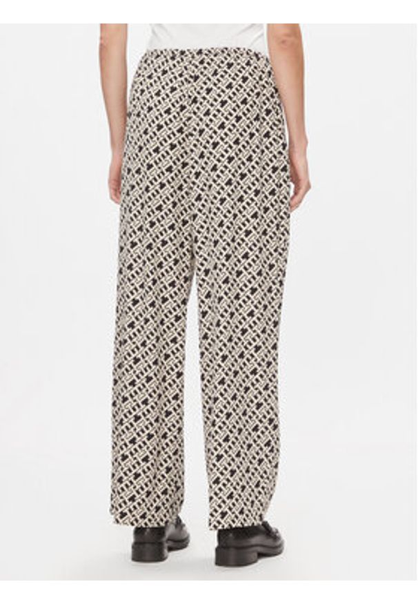 TOMMY HILFIGER - Tommy Hilfiger Spodnie materiałowe WW0WW41023 Kolorowy Relaxed Fit. Materiał: wiskoza. Wzór: kolorowy