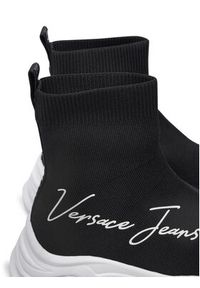 Versace Jeans Couture Sneakersy Hiker 77VA3SV5 Czarny. Kolor: czarny. Materiał: materiał #5