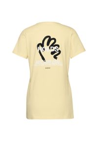 Koszulka bawełniana damska Mammut Massone T-Shirt Hold. Kolor: brązowy. Materiał: bawełna