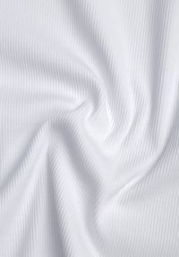 Renee - Biały Bawełniany T-shirt o Dopasowanym Kroju z Prążkowanego Materiału Lailya. Okazja: na co dzień. Kolor: biały. Materiał: prążkowany, materiał, bawełna. Wzór: gładki. Styl: casual, klasyczny #7