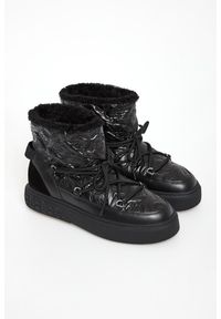 Pinko - Śniegowce damskie skórzane Yoko 19 PINKO. Materiał: skóra #1