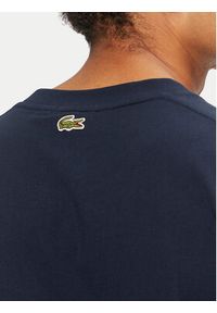 Lacoste T-Shirt TH2739 Granatowy Classic Fit. Kolor: niebieski. Materiał: bawełna #3