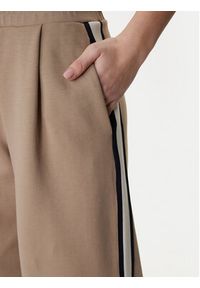 Weekend Max Mara Spodnie dresowe Perdoni 2615781051 Beżowy Wide Leg. Kolor: beżowy. Materiał: bawełna #5