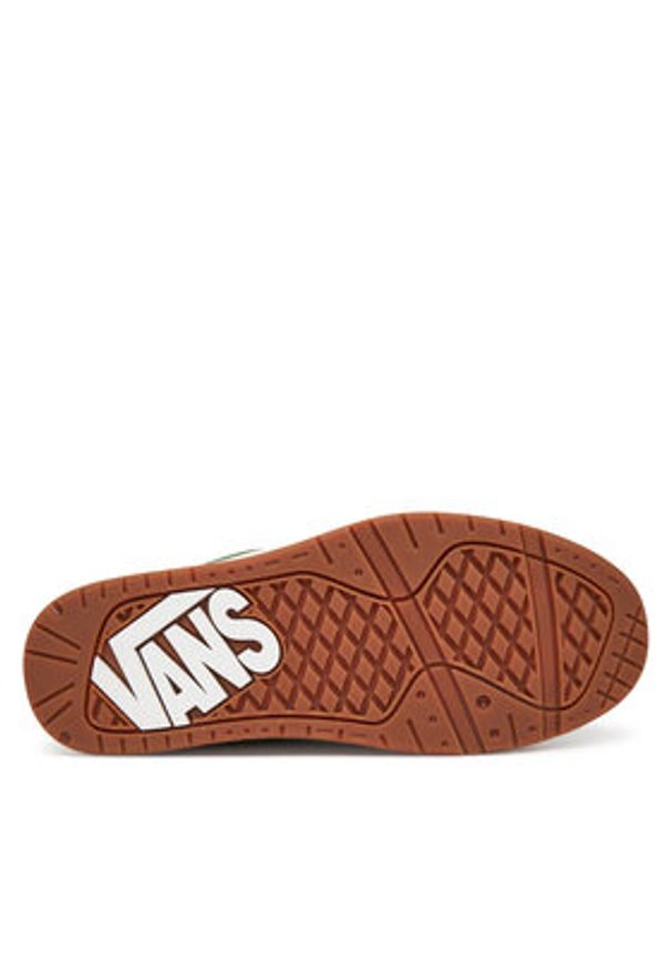 Vans Sneakersy Hylane VN000D1JKGR1 Khaki. Kolor: brązowy. Materiał: zamsz, skóra