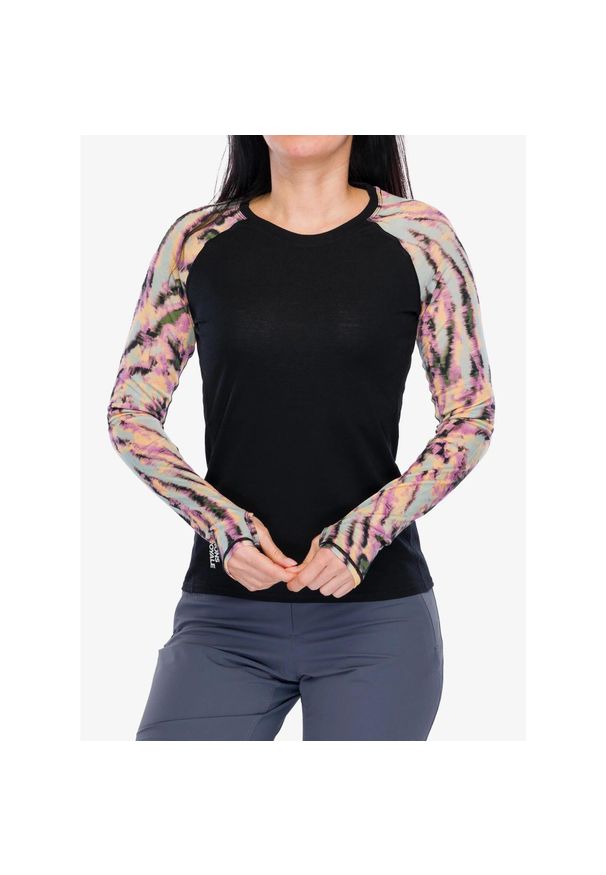 MONS ROYALE - Bluza termoaktywna damska Mons Royale Bella LS. Kolor: czarny
