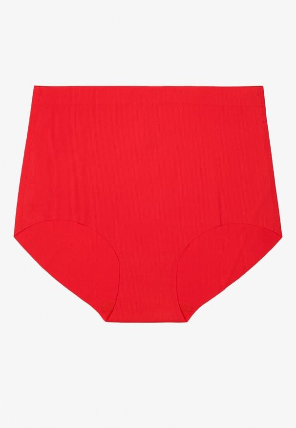 Renee - Czerwone Bezszwowe Majtki High Waist Navorila. Stan: podwyższony. Kolor: czerwony