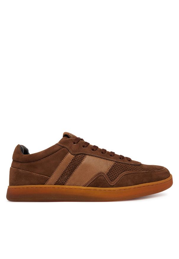 Sneakersy Fabi. Kolor: brązowy