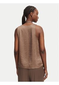 Marella Top Apogeo 2613161045 Brązowy Regular Fit. Kolor: brązowy. Materiał: acetat #3