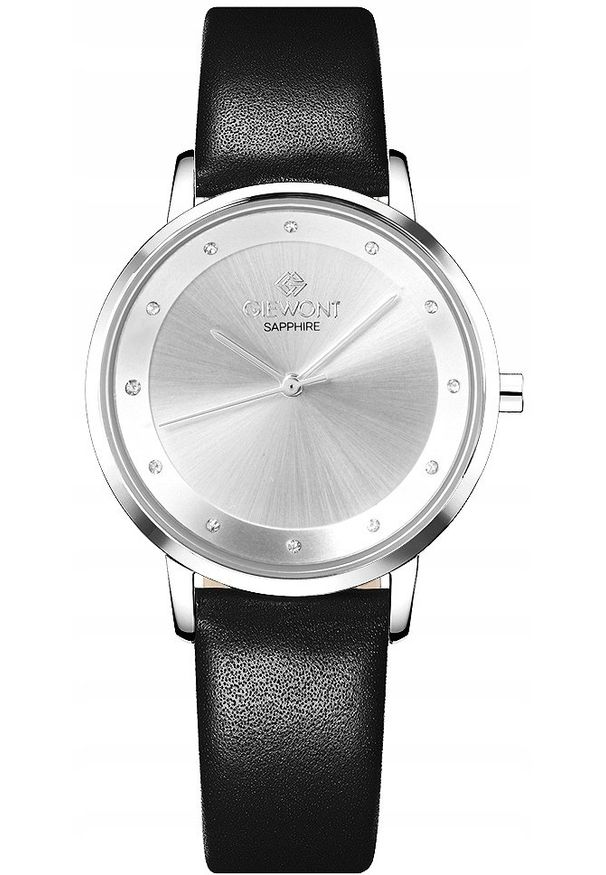 Zegarek Giewont Zegarek Damski Giewont Sapphire Srebrny GW4130-A1. Kolor: srebrny