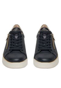 Remonte Sneakersy D2E00-14 Granatowy. Kolor: niebieski. Materiał: syntetyk, skóra #4