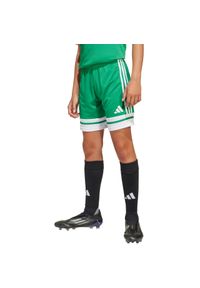 Adidas - Spodenki dla dzieci adidas Squadra 25. Kolor: zielony, biały, wielokolorowy. Styl: młodzieżowy