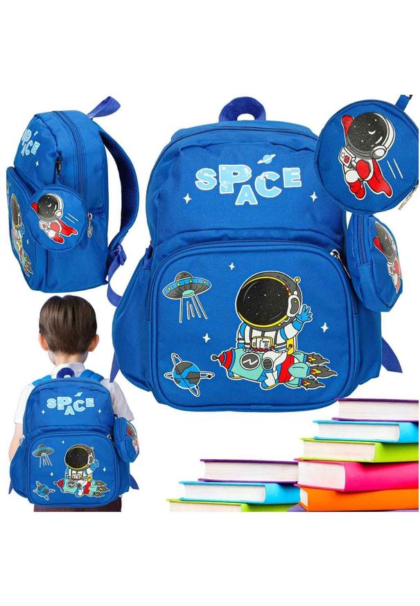 Sferazabawek - Plecak dla przedszkolaka szkolny dziecięcy astronauta 30x14x23cm Kik Sp. z o. o. Sp. k.