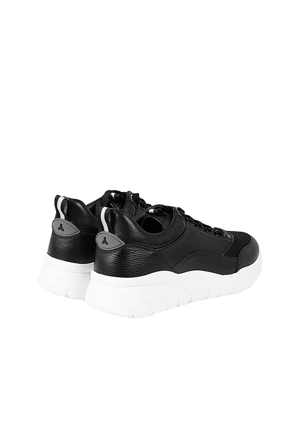 Bally Sneakersy "Birky-T" | 6230655 | Birky-T | Mężczyzna | Czarny. Kolor: czarny. Materiał: materiał, skóra. Wzór: aplikacja