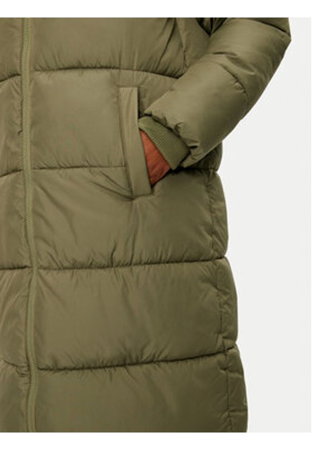 Pieces Płaszcz zimowy 17115627 Zielony Regular Fit. Kolor: zielony. Materiał: syntetyk. Sezon: zima