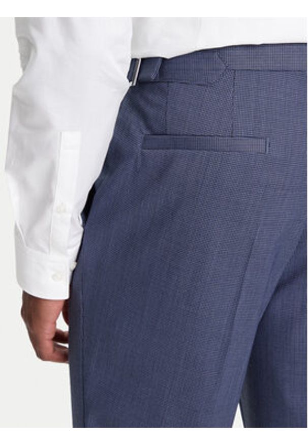 HUGO BOSS Garnitur Henry-Getlin253V1X 50544664 Niebieski Regular Fit. Kolor: niebieski. Materiał: wełna, syntetyk