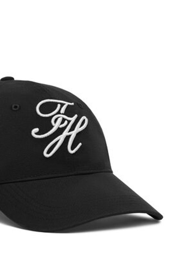 TOMMY HILFIGER - Tommy Hilfiger Czapka z daszkiem Logo Embroidery Baseball Cap AM0AM14120 Czarny. Kolor: czarny. Materiał: bawełna