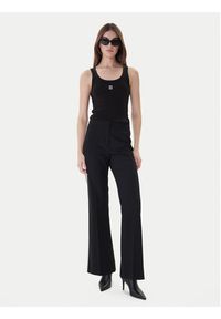 Hugo Top Datamia 50514489 Czarny Slim Fit. Kolor: czarny. Materiał: bawełna #2