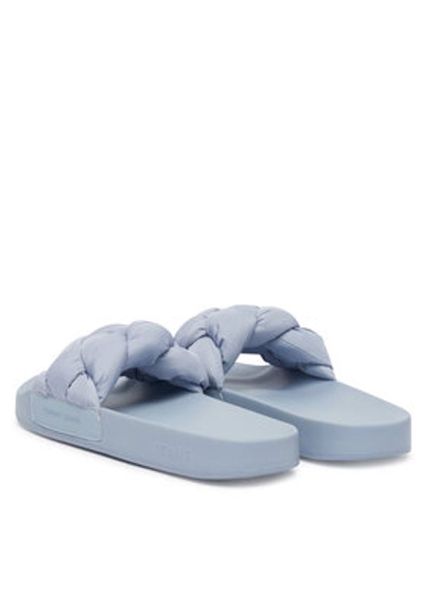 Tommy Jeans Klapki Tjw Braided Slides EN0EN02975 Błękitny. Kolor: niebieski. Materiał: materiał