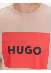 Hugo Bluza Duragol222 50467944 Beżowy Regular Fit. Kolor: beżowy. Materiał: bawełna #4