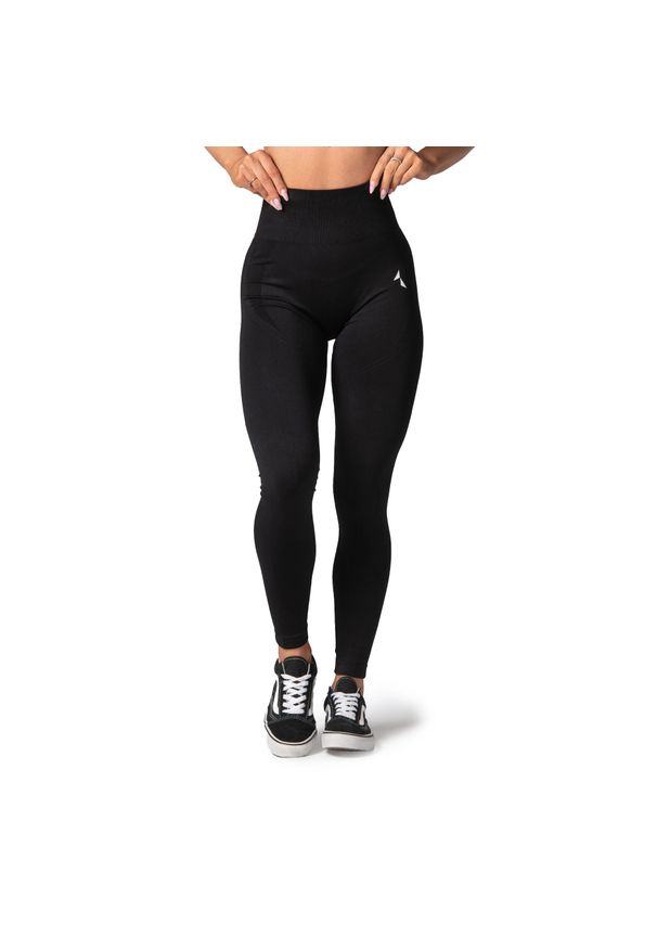Legginsy treningowe damskie Carpatree Arcade Seamless. Kolor: czarny