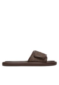 Klapki MICHAEL Michael Kors. Kolor: brązowy