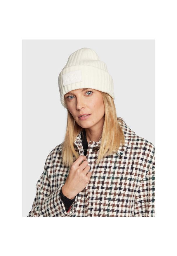 TOMMY HILFIGER - Czapka Tommy Hilfiger. Kolor: beżowy