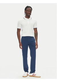Lindbergh Chinosy 30-006052 Niebieski Slim Fit. Kolor: niebieski. Materiał: syntetyk #5