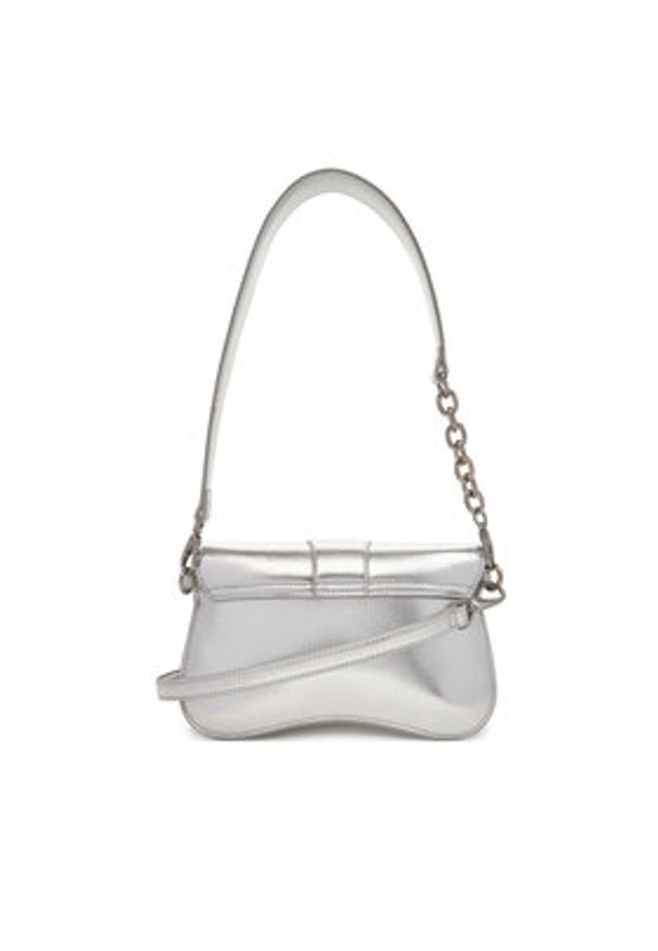 VALENTINO - Valentino Torebka VBS8NP13MET Srebrny. Kolor: srebrny. Materiał: skórzane