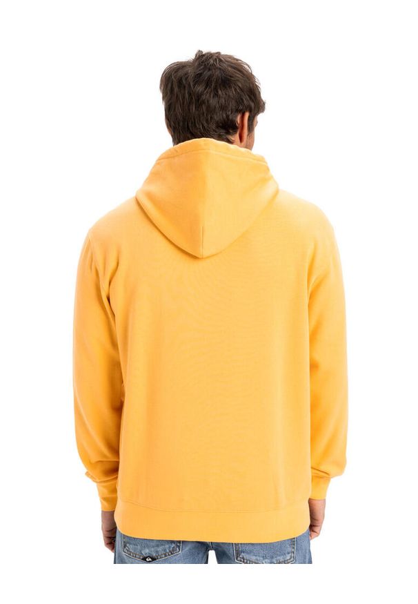 Quiksilver - Bluza z kapturem dla Mężczyzn SALT WATER Pomarańczowy. Typ kołnierza: kaptur. Kolor: pomarańczowy, wielokolorowy, żółty. Materiał: materiał, poliester, bawełna. Długość: długie