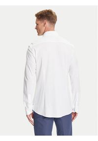 BOSS Koszula P-Hank 50527675 Biały Slim Fit. Kolor: biały. Materiał: bawełna #4