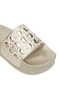 Liu Jo Klapki Mykonos 01 BA6129 EX252 Złoty. Kolor: złoty. Materiał: skóra #4