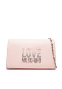 Love Moschino - LOVE MOSCHINO Torebka JC4260PP0MKD0601 Różowy. Kolor: różowy. Materiał: skórzane #4