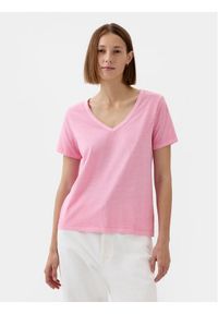 GAP - Gap T-Shirt 740140-67 Różowy Regular Fit. Kolor: różowy. Materiał: bawełna