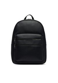 TOMMY HILFIGER - Tommy Hilfiger Plecak Th Woven Backpack AM0AM14093 Czarny. Kolor: czarny. Materiał: skóra #4